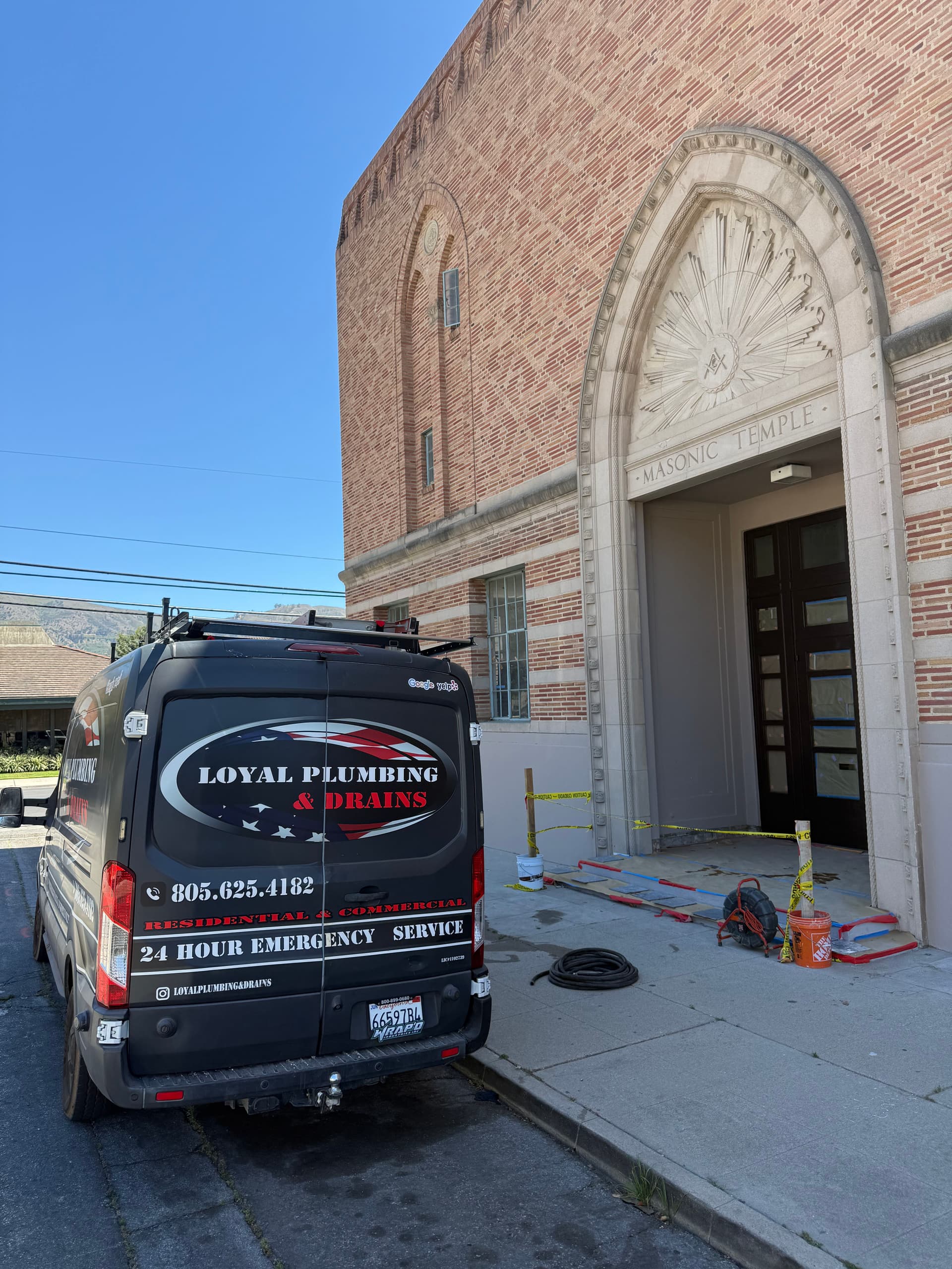 Sewer Camera Inspection and Hydro Jetting at a Commercial Building image
