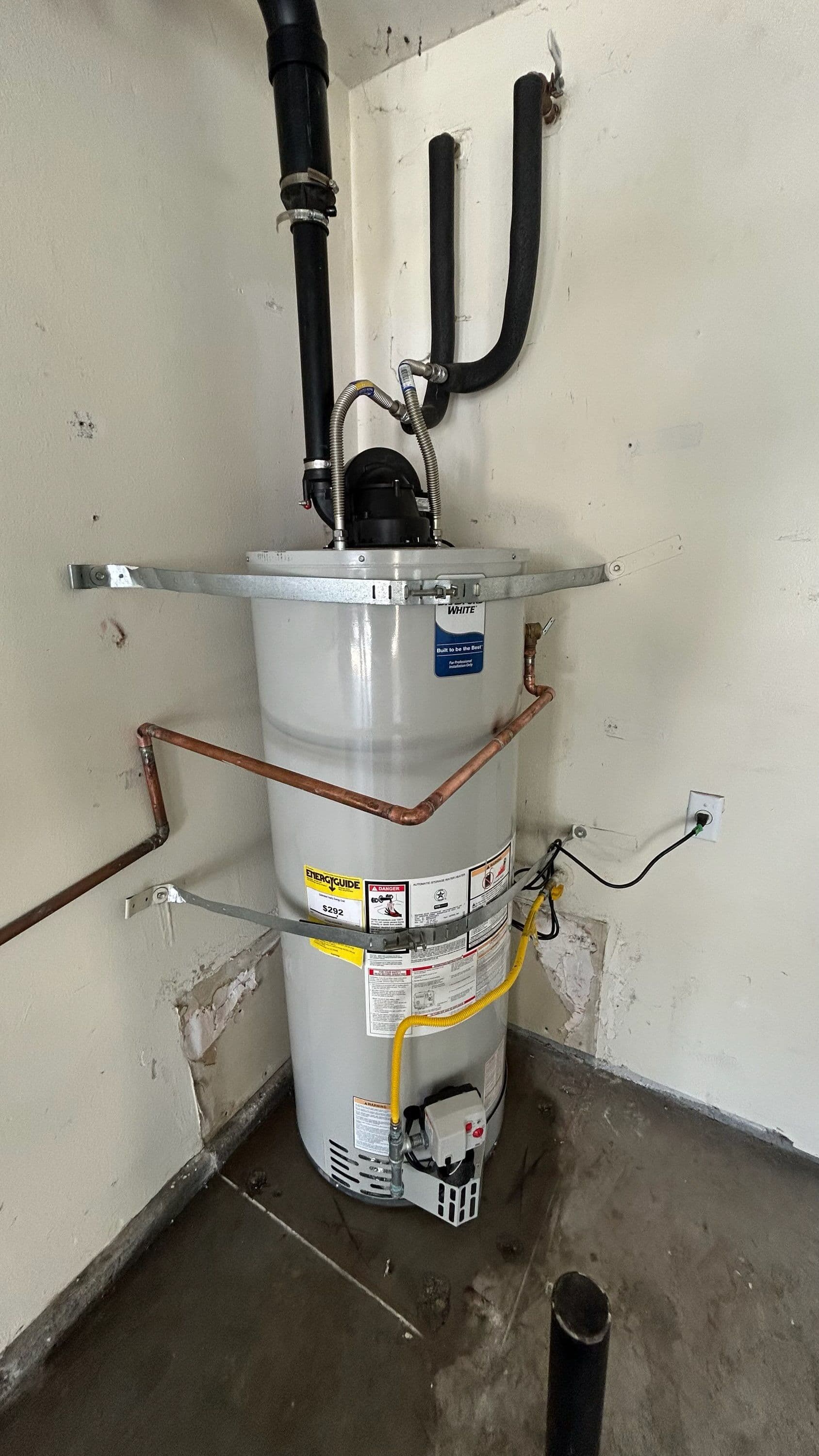 Smooth Power Vent Water Heater Replacement Success image